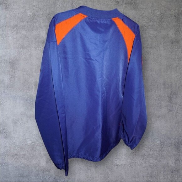 Boombah Houston Astros Pullover Jacket Adult – Blue Orange 1/4 Zip Warm-Up - Picture 6 of 15